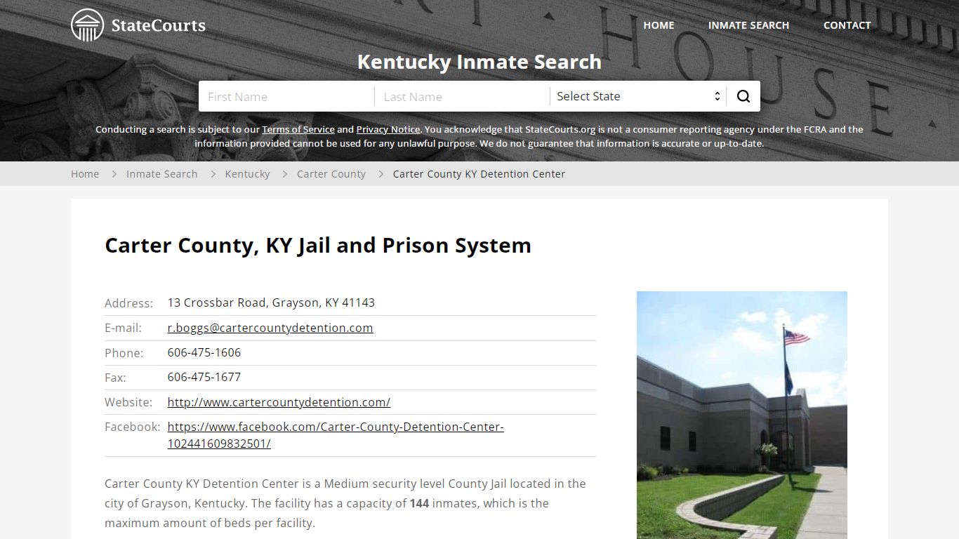 Carter County KY Detention Center Inmate Records Search ...
